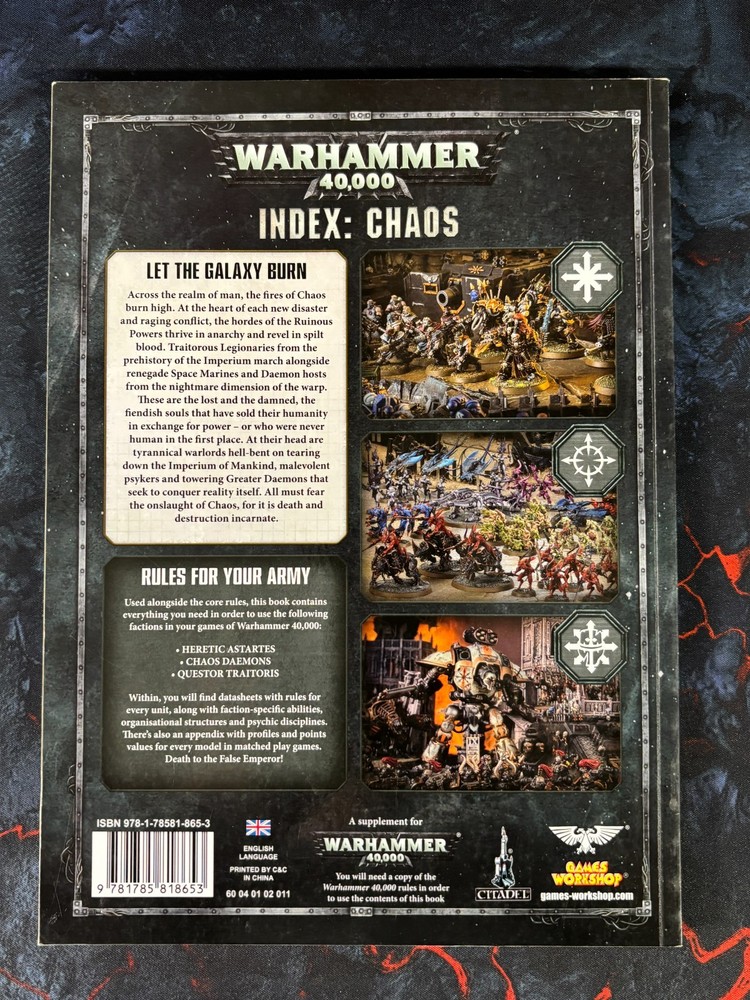 Warhammer 40K INDEX: CHAOS