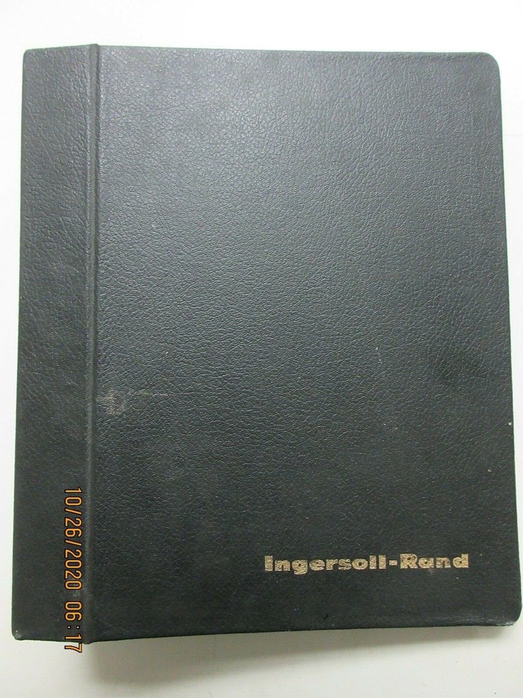 Ingersoll-Rand Sales Binder Folder Notebook