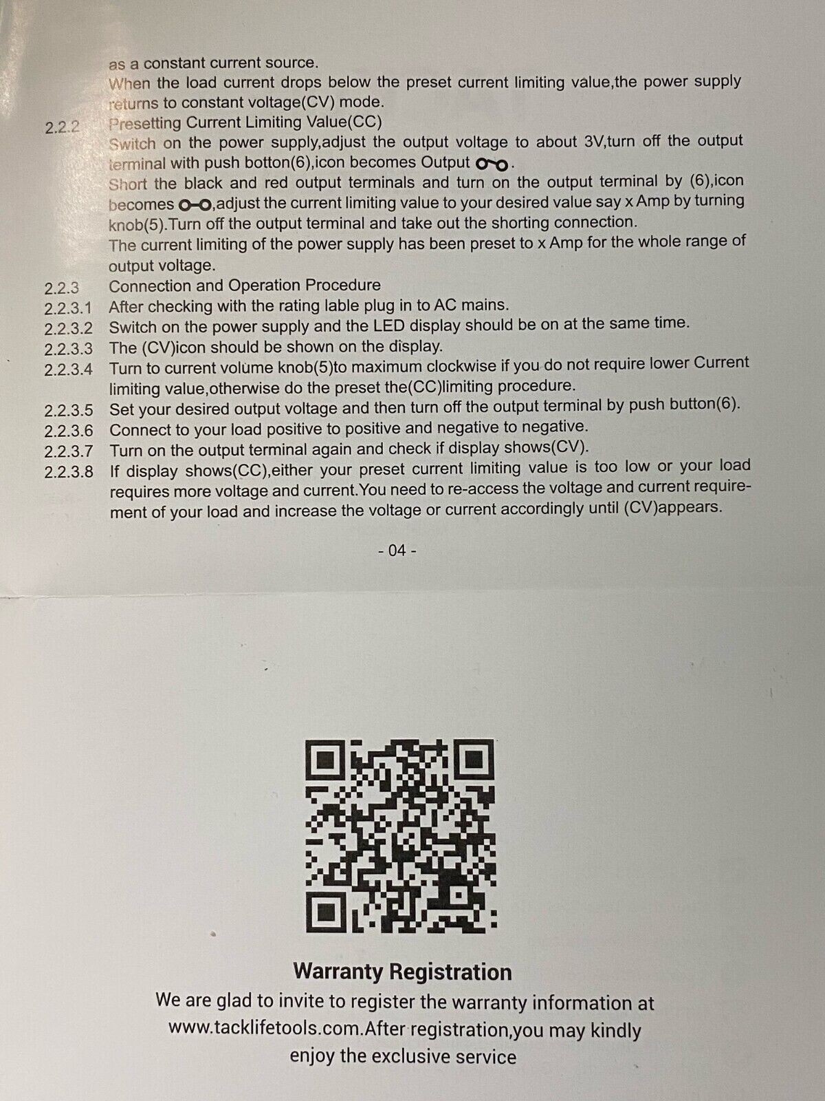 TACKLIFE 0-30V DC 10-AMP Variable Power Supply Course /Fine Adjustment 12V MDC02