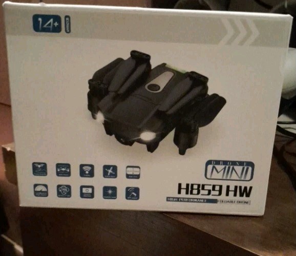 Mini Folding Drone 2 New Batteries HD 1080P Video Camera 2.4 GHz Controller +App