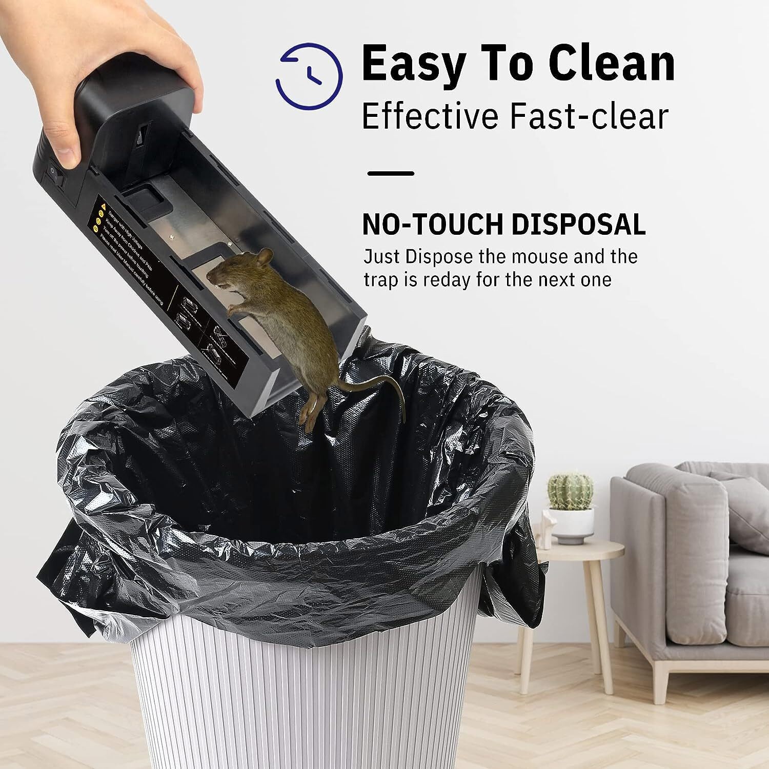 Electronic Mouse Trap Victor Control Rat Killer Pest Electric Rodent Zapper US