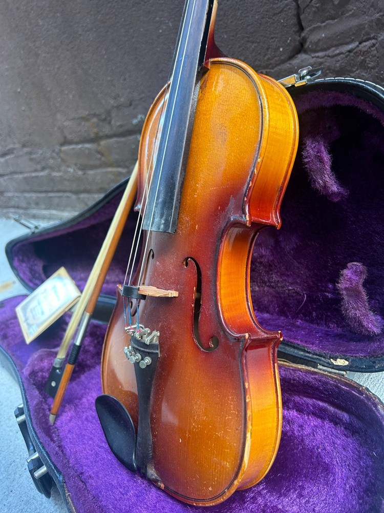 4/4 Violin Unknown Maker With Case