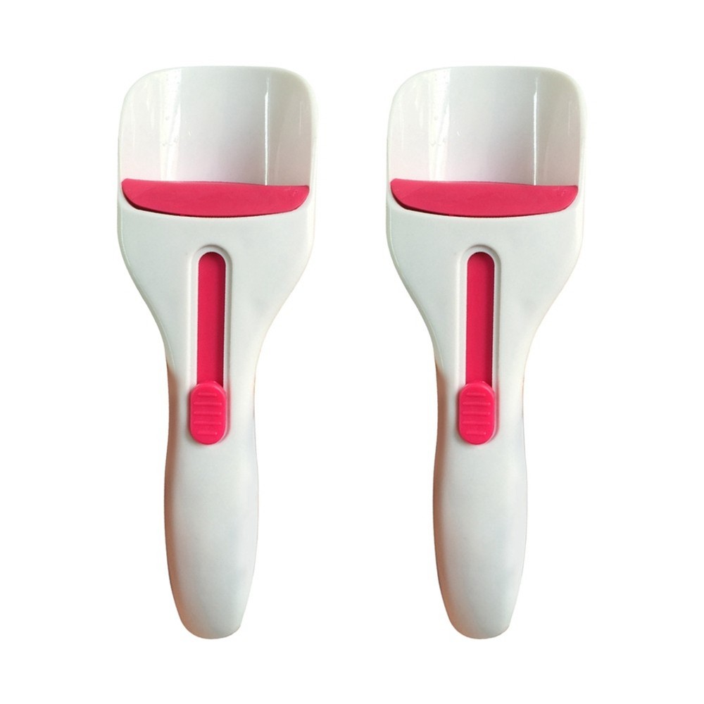 2pcs Cake Batter Distribution Scoop, - Sliding Button Dispenses Batter,2274