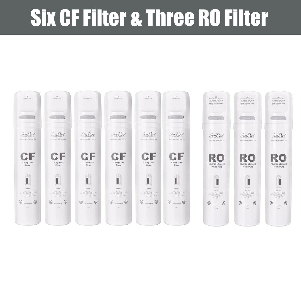 SimPure CF RO Filter Replacement Cartridge For WP1-100 RO Water Filter System