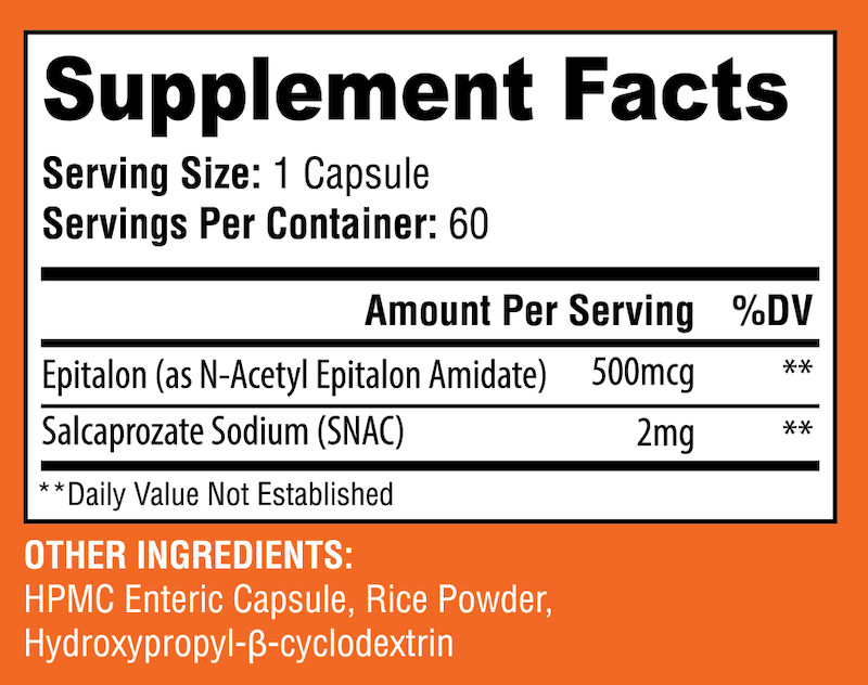 Physiopep Epitalon - 60 Capsules