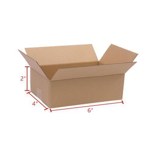 100 6x4x2 PREMIUM Cardboard Paper Boxes Mailing Packing Shipping Box