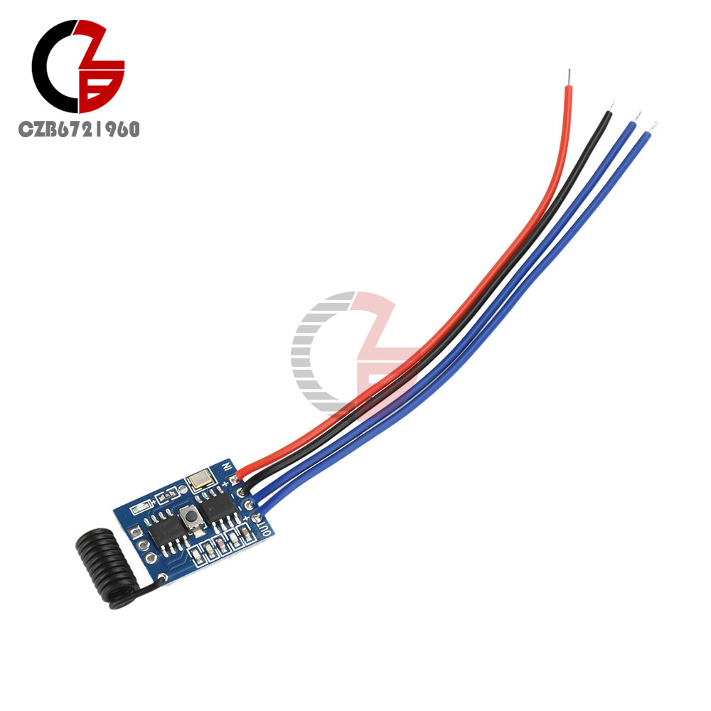 DC3-12V Wireless Remote Control Forward Reverse Speed Controller PWM Motor Drive