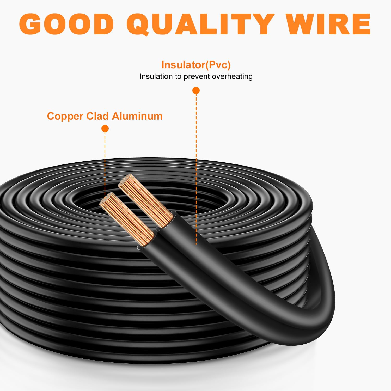 14/2 Low Voltage Landscape Wire 250FT Outdoor Landscape Lighting Cable 14 Gauge