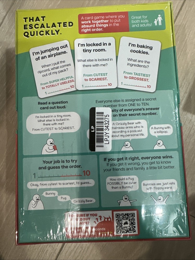That Escalated Quickly Board Card Party Game, Exploding Kittens Sealed New