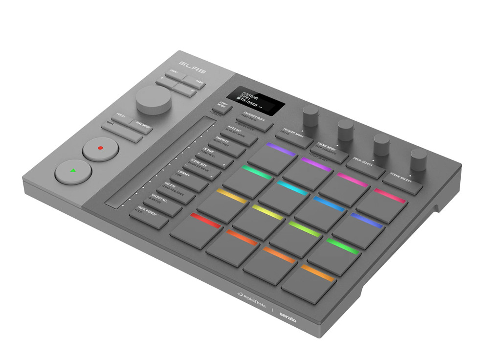 SLAB - The first MIDI pad controller made for Serato Studio - from AlphaTheta