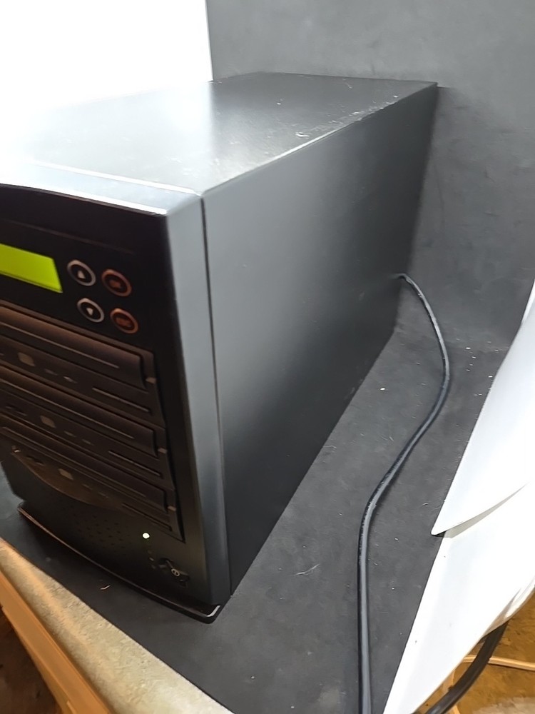 Telex SpinWise 3CD Disc Duplicator Copier W/ 3Drive Bays Used Untested