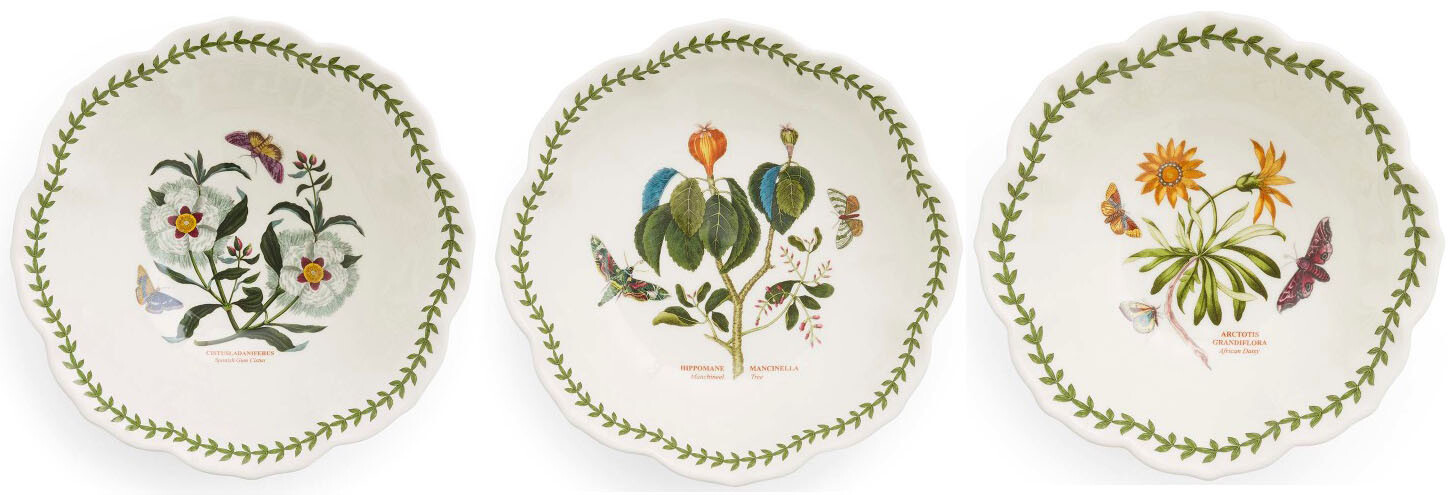 Portmeirion Botanic Garden Bowl 9-Inch -Dishwasher & Microwave Safe