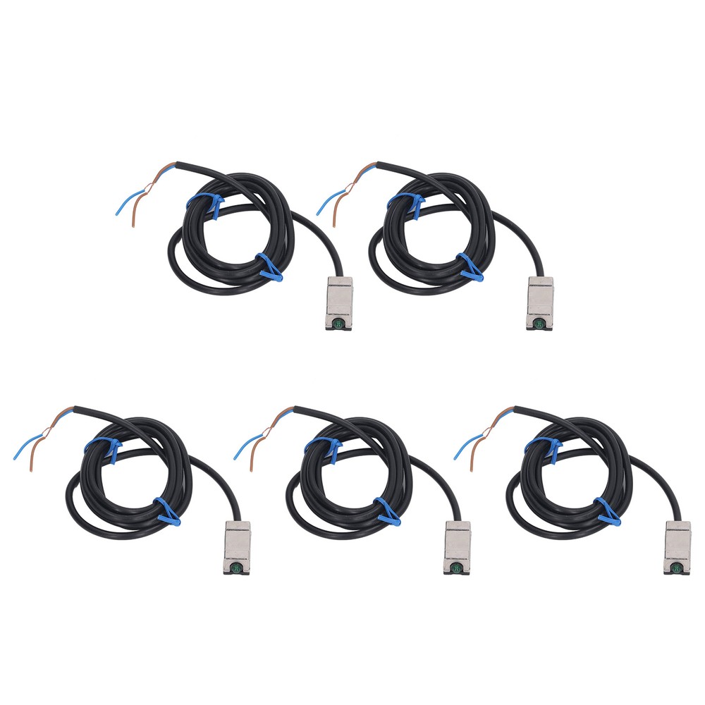 5Pcs Magnetic Switch Sensor 2 Wire Normally Open Proximity Sensor 100mA AC DC