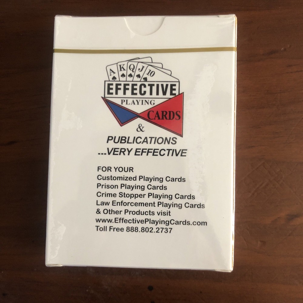 Unsolved Homicides Missing Persons Cold Case Playing Cards Florida 1st Edition