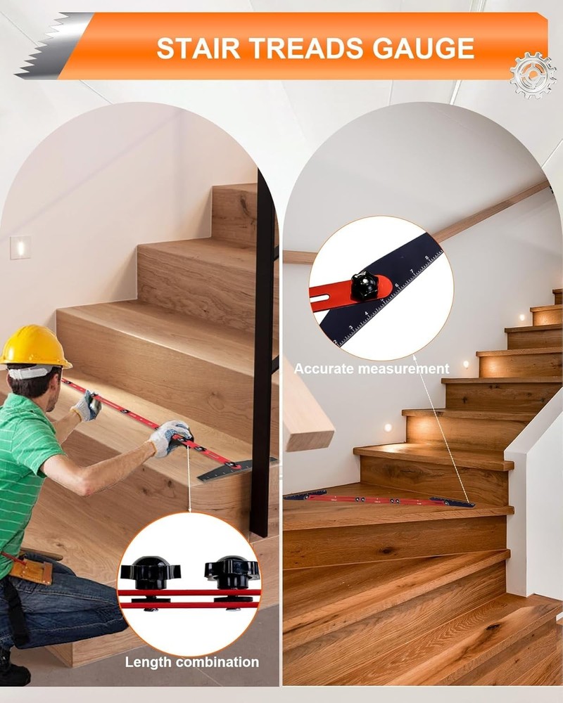 Multi-Functional Stair Tread Tool Kit - Ideal for Home Woodworking Projects