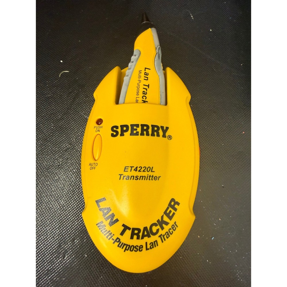 Sperry ET4220L Lan Tracker Multi-Purpose Lan Tracer Transmitter Yellow