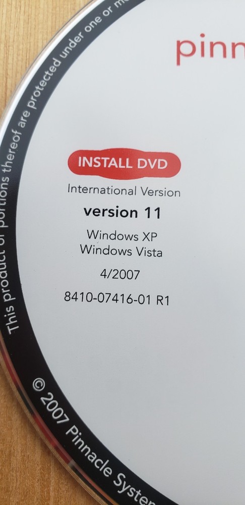 Pinnacle Studio Version 11 Windows PC Complete w/ Key