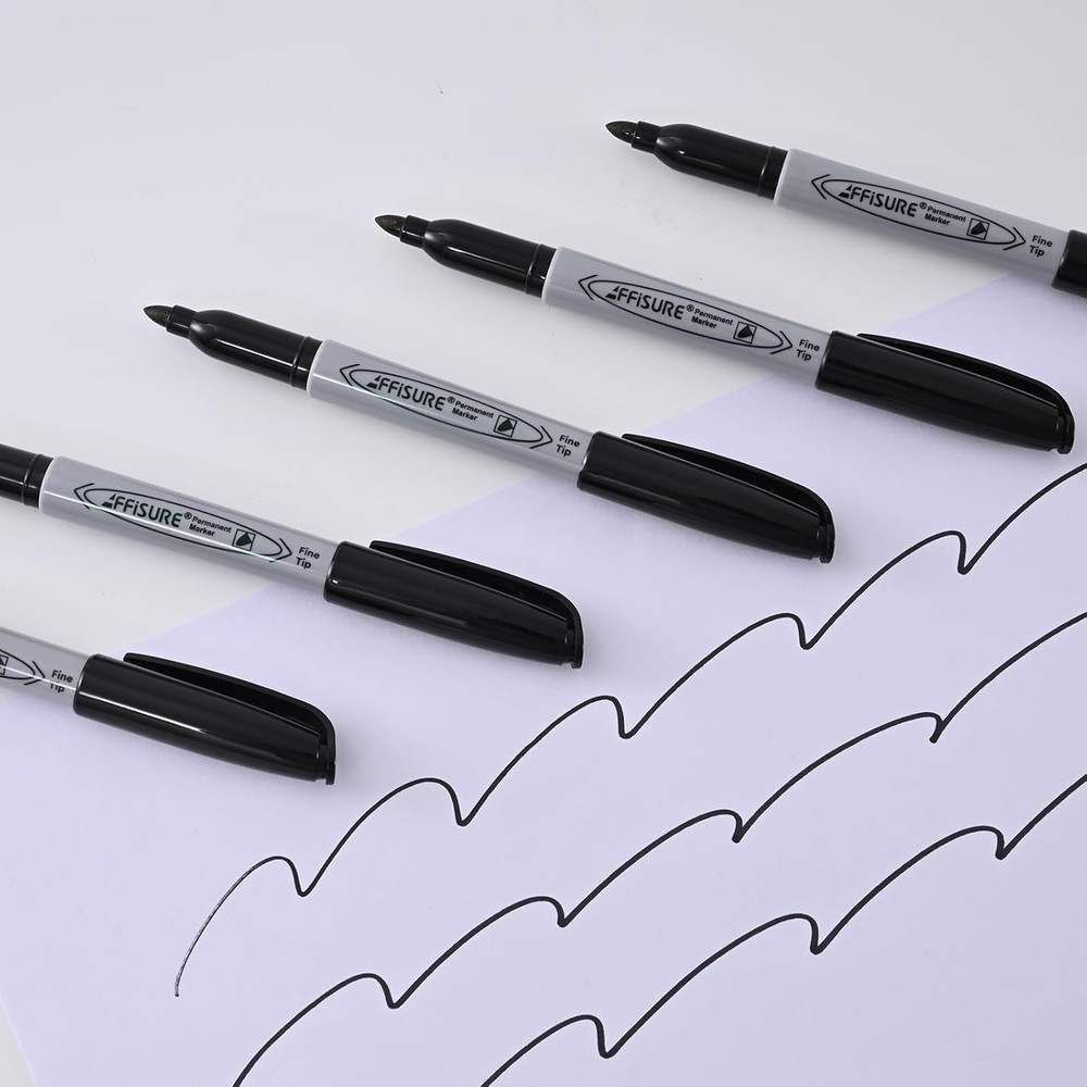 Permanent Markers, 40 Packs Permanent Markers Bulk, Quick Drying in One Second,