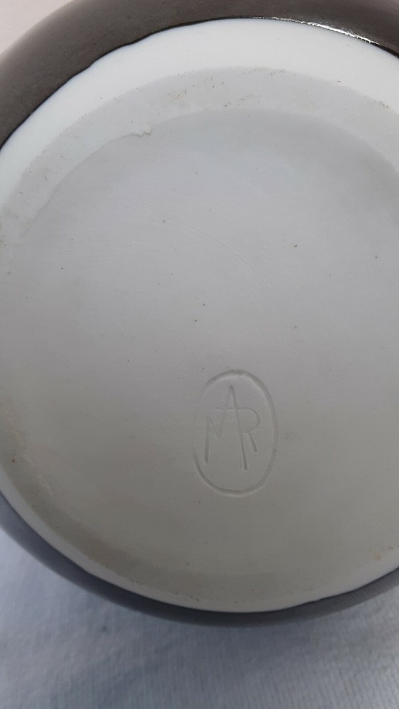 Studio Art Vase 5 1/4" tall signed MAR