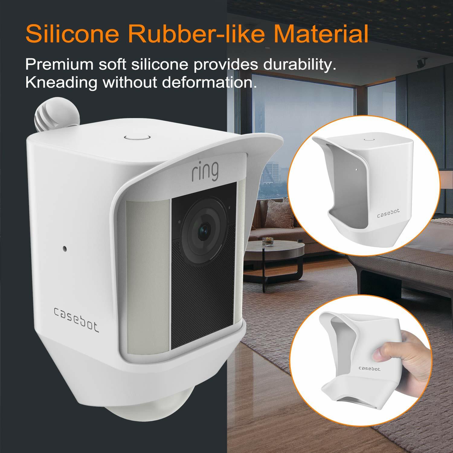 For Ring Spotlight Cam HD Security Camera Weather Resistant Silicone Case Skin