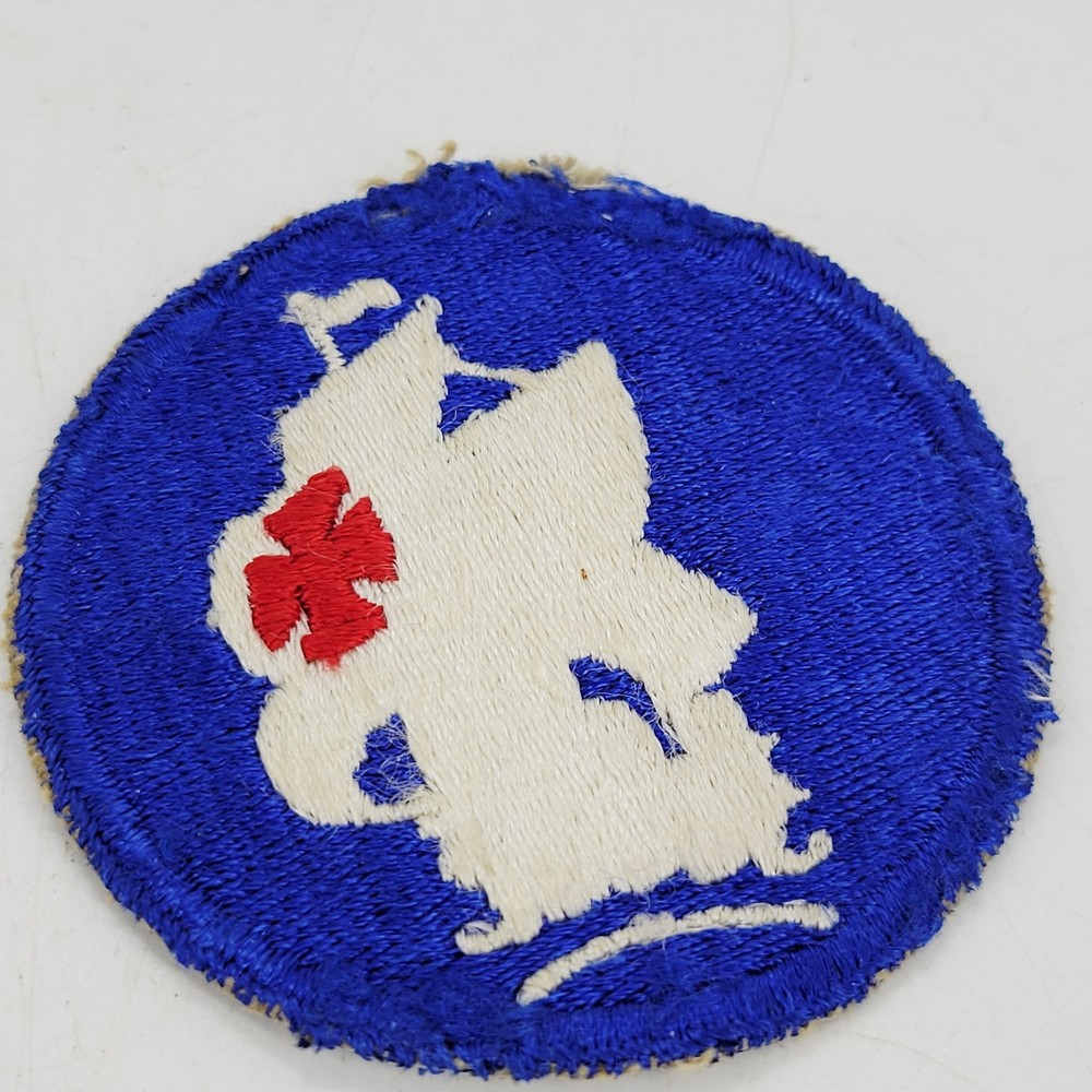 WW2 US Army Caribbean Defense Command Patch Cut Edge No Glow