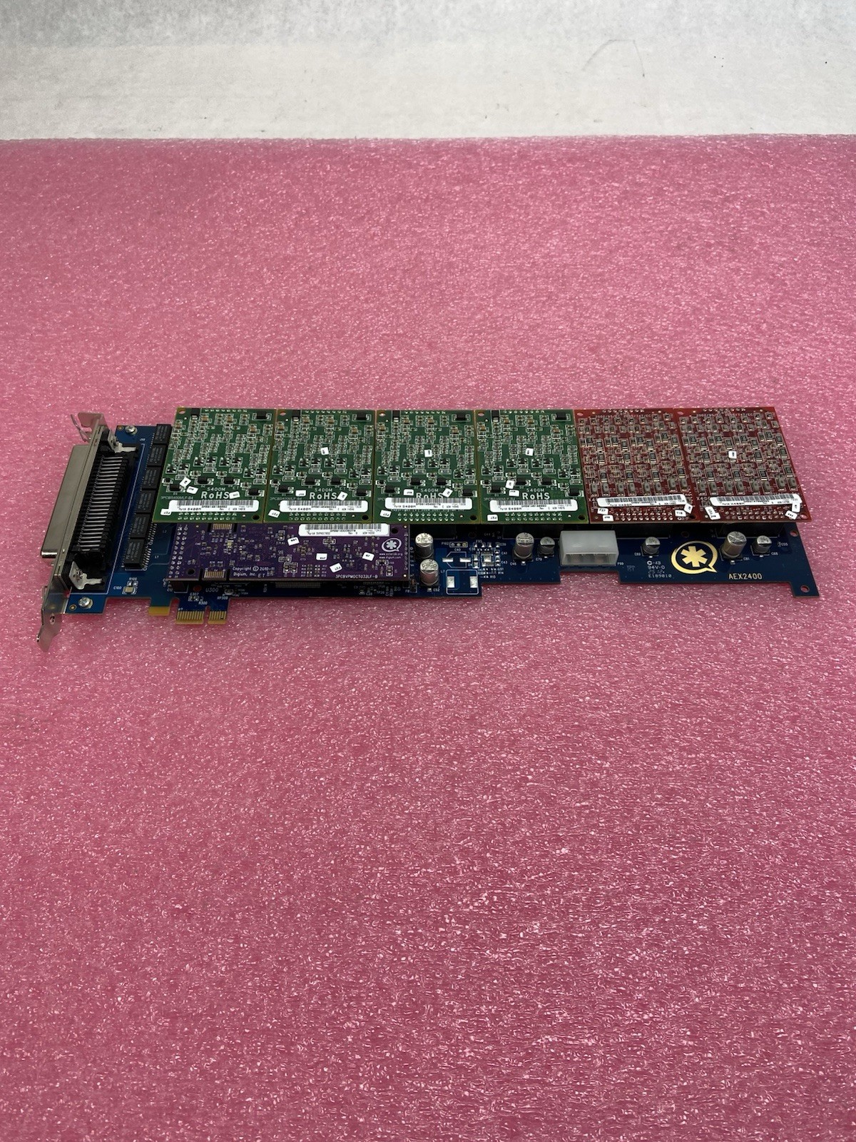 Digium AEX2400 24 Port Modular Analog PCI-Express w/ 4x S400M 2x X400M 5VPMOCT03