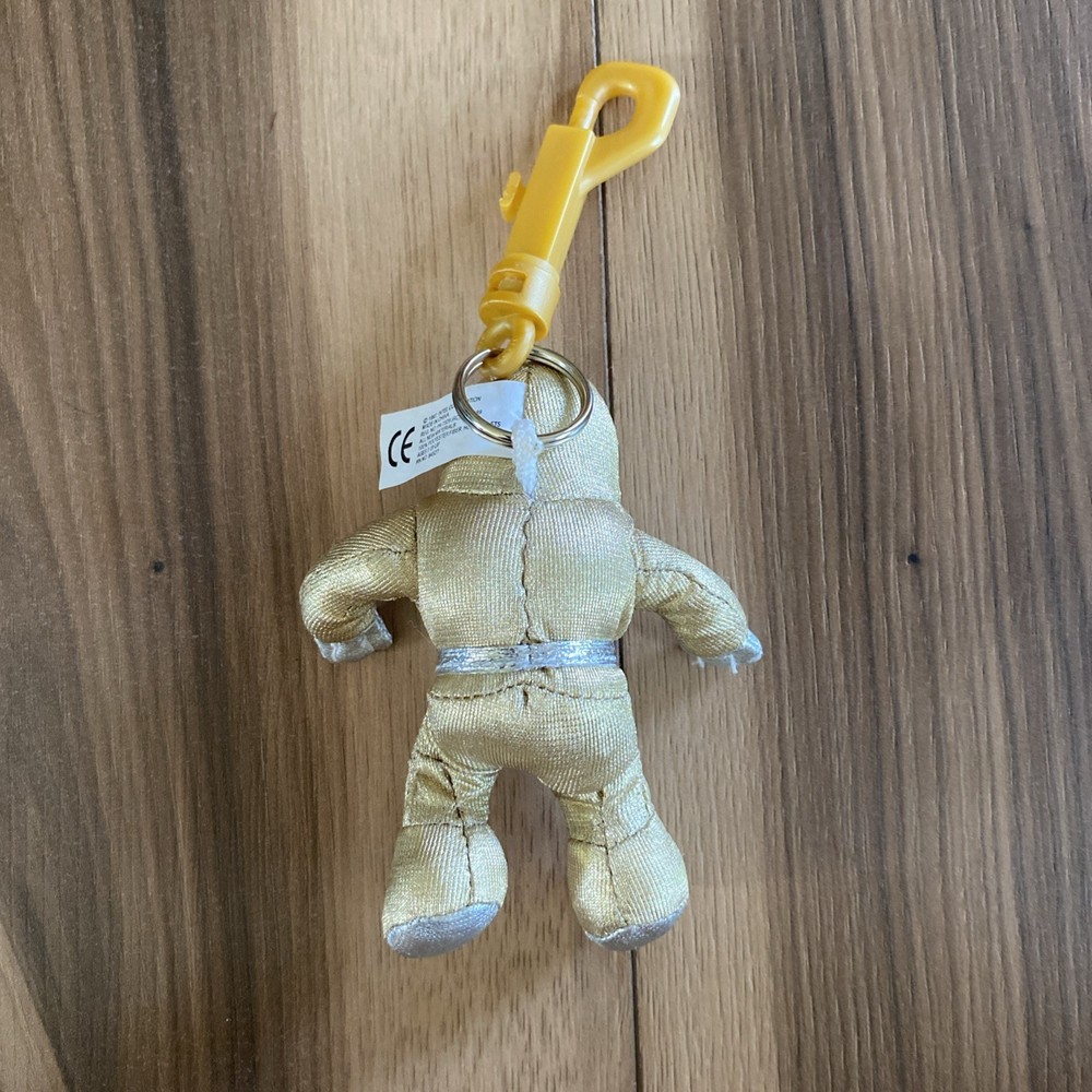 Intel Inside Pentium Spaceman Astronaut Plush Gold Key Ring