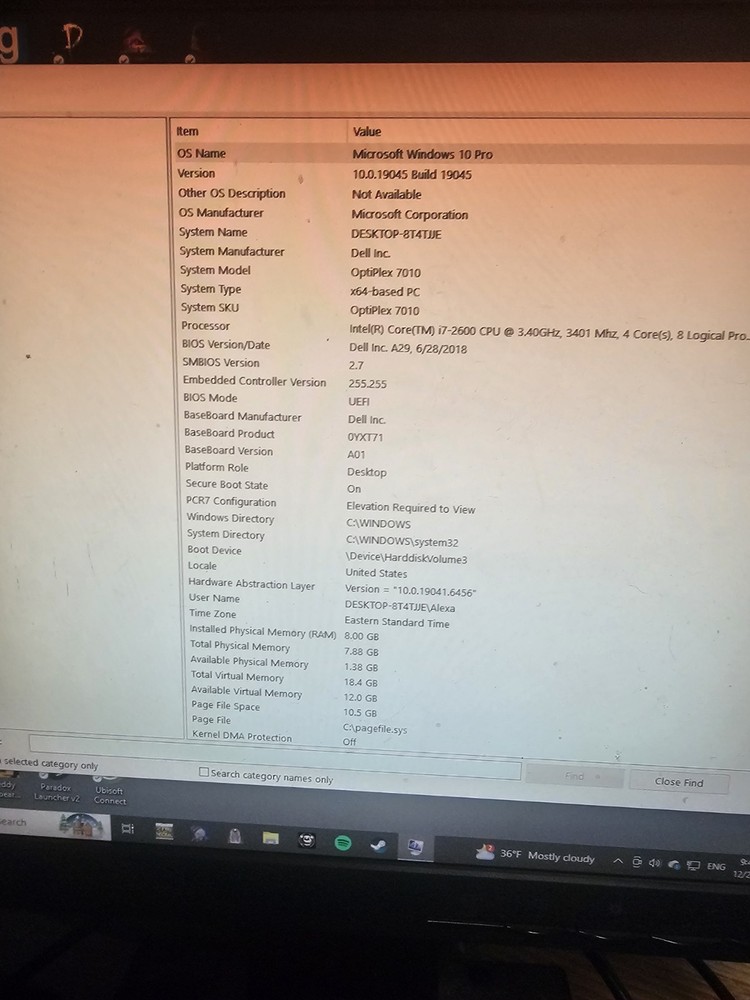 Dell OptiPlex 7010 Motherboard / CPU / RAM Combo – Fully Working