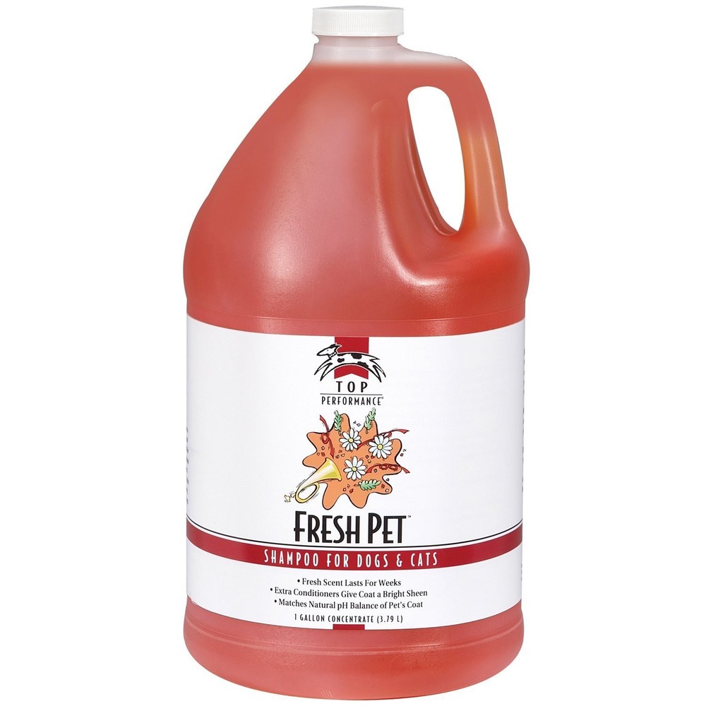 Top Performance Fresh Pet Shampoo, 1-Gallon, pH-Balanced