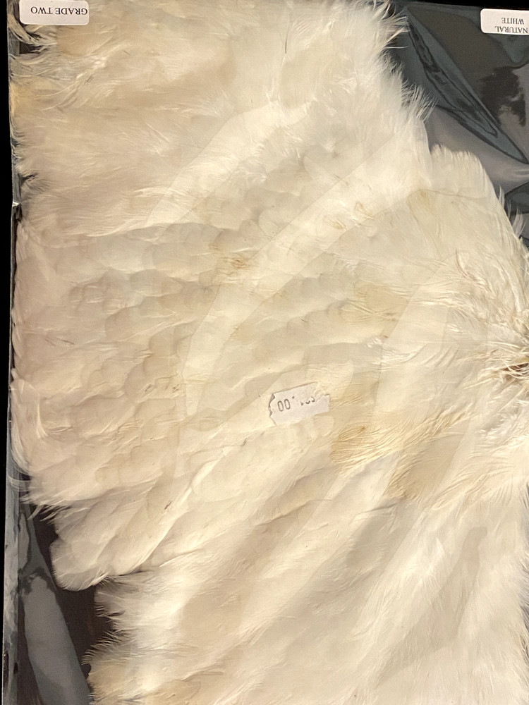 Chevron Hackles Hen Saddle Complete