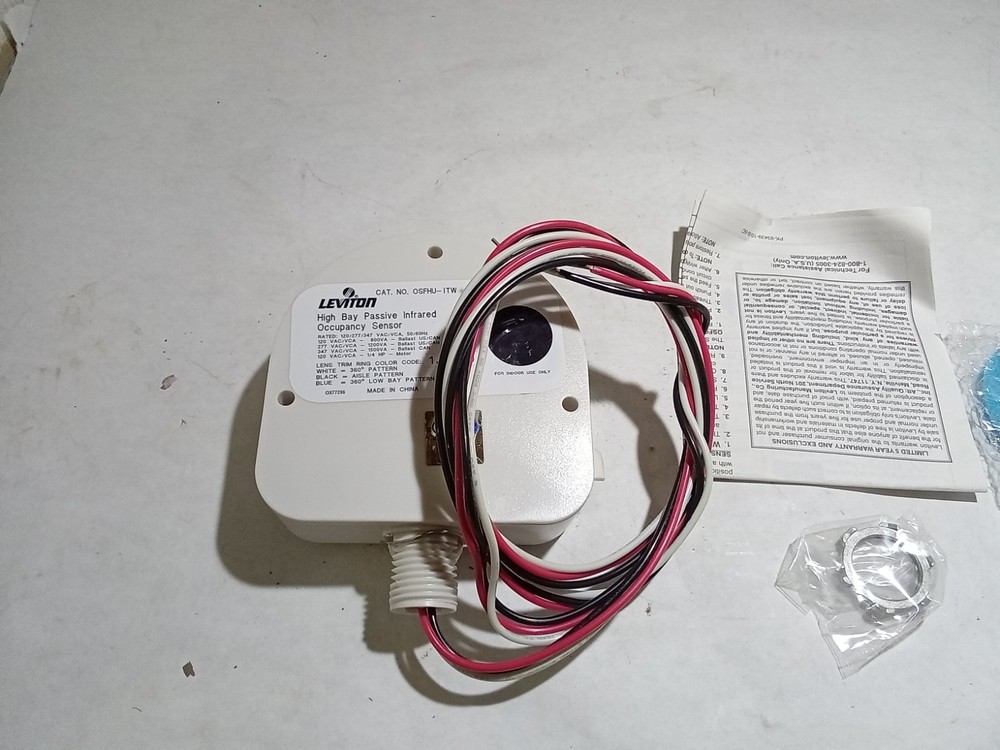 LEVITON OSFHU-ITW High Bay Occupancy Sensor (M12E)