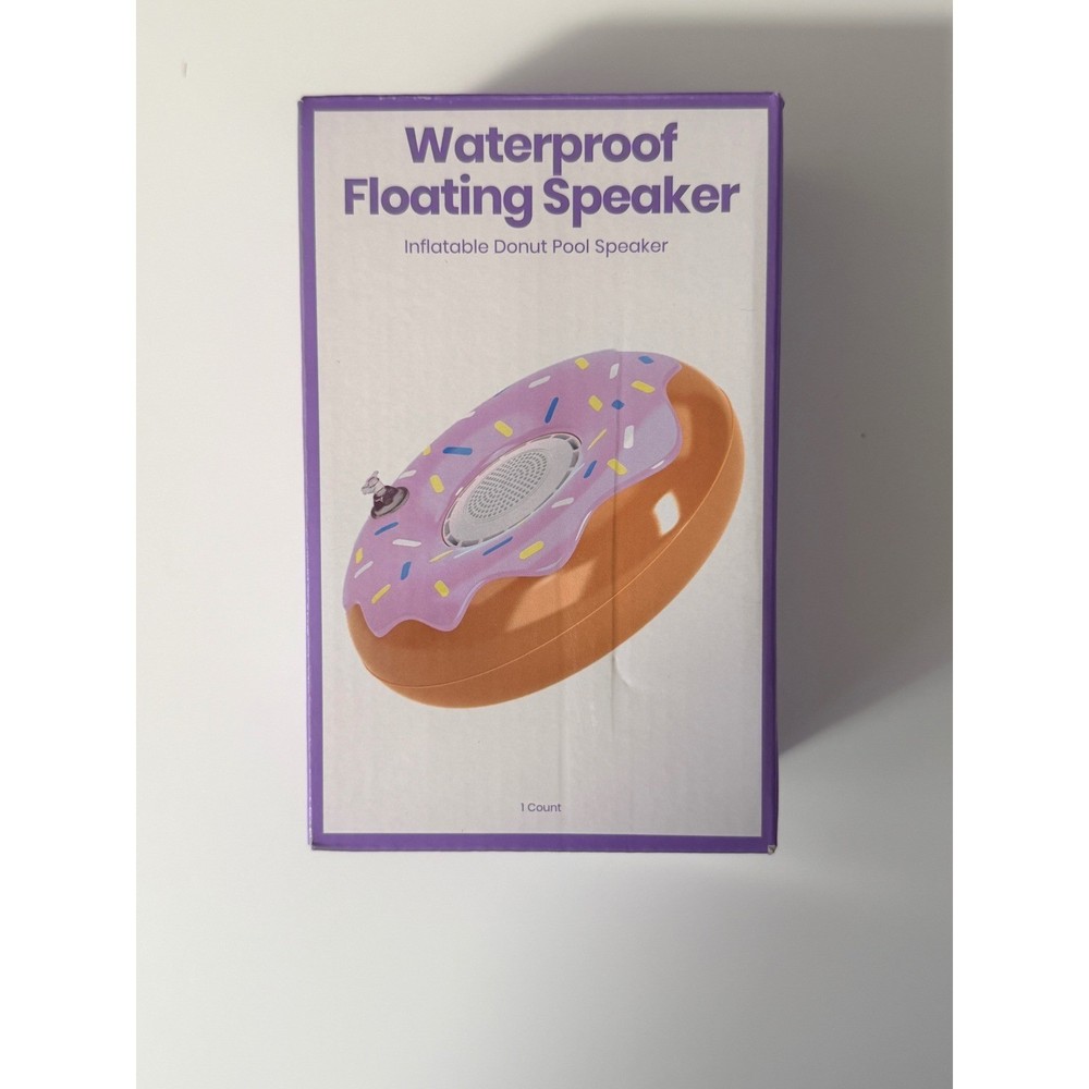 Waterproof Floating Bluetooth Speaker – Inflatable Donut Pool Speaker (NEW)