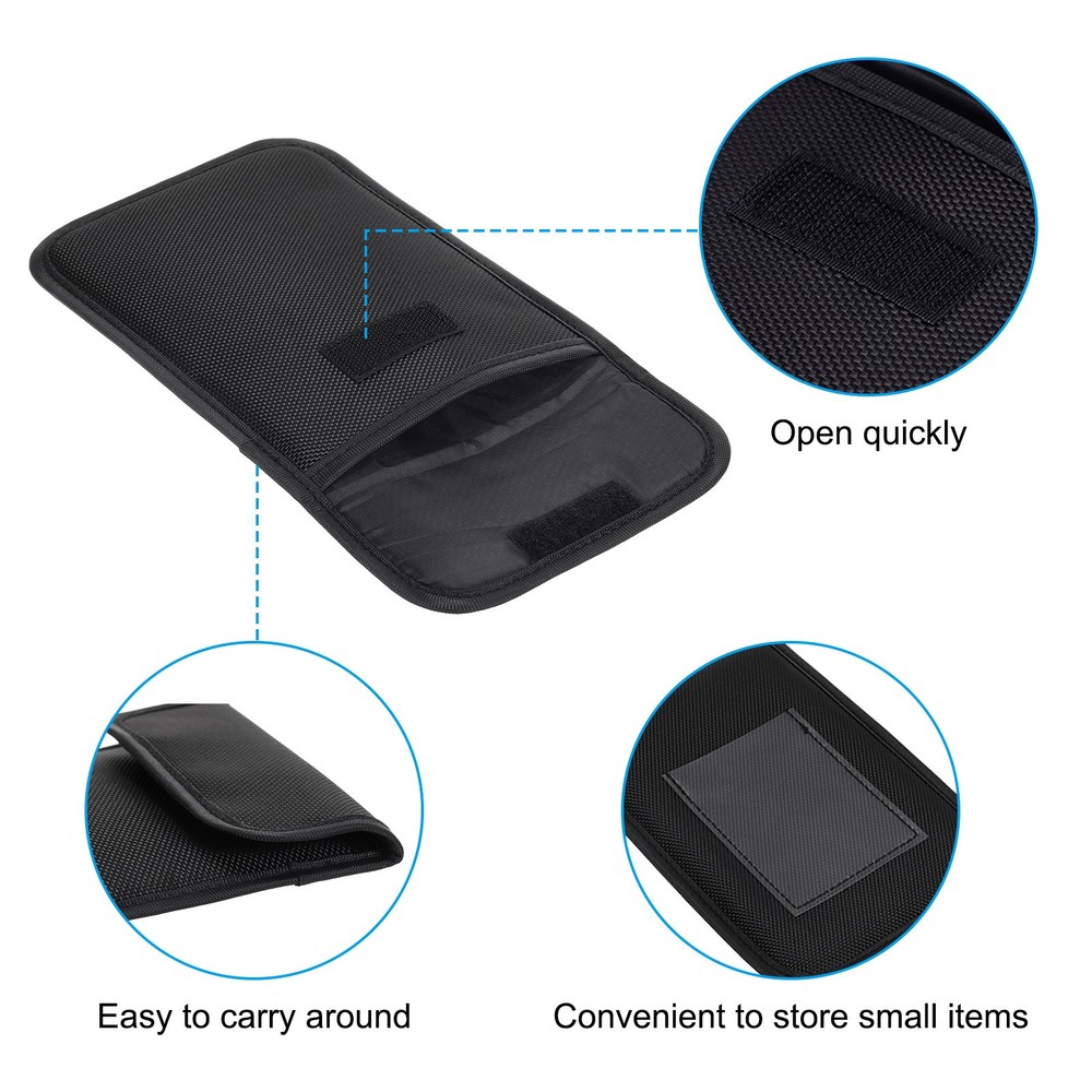 175x125mm Camera Filter Case 1 Pocket Filter Case Pouch Black