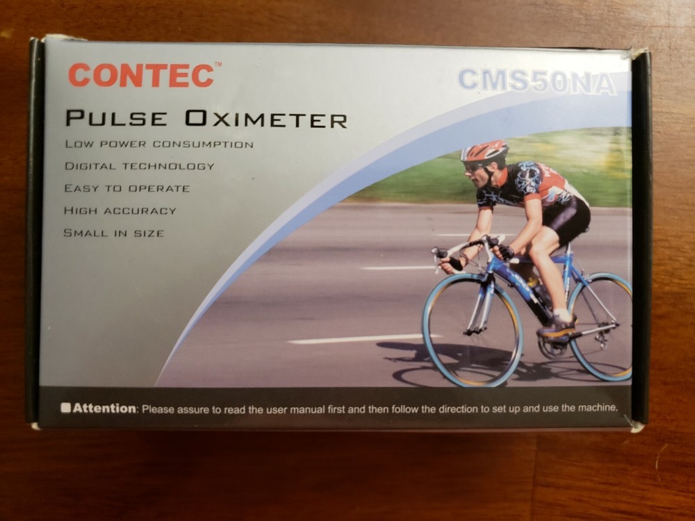 CONTEC OLED CMS50NA Pulse Oximeter SpO2 and PR Value Waveform Blood
