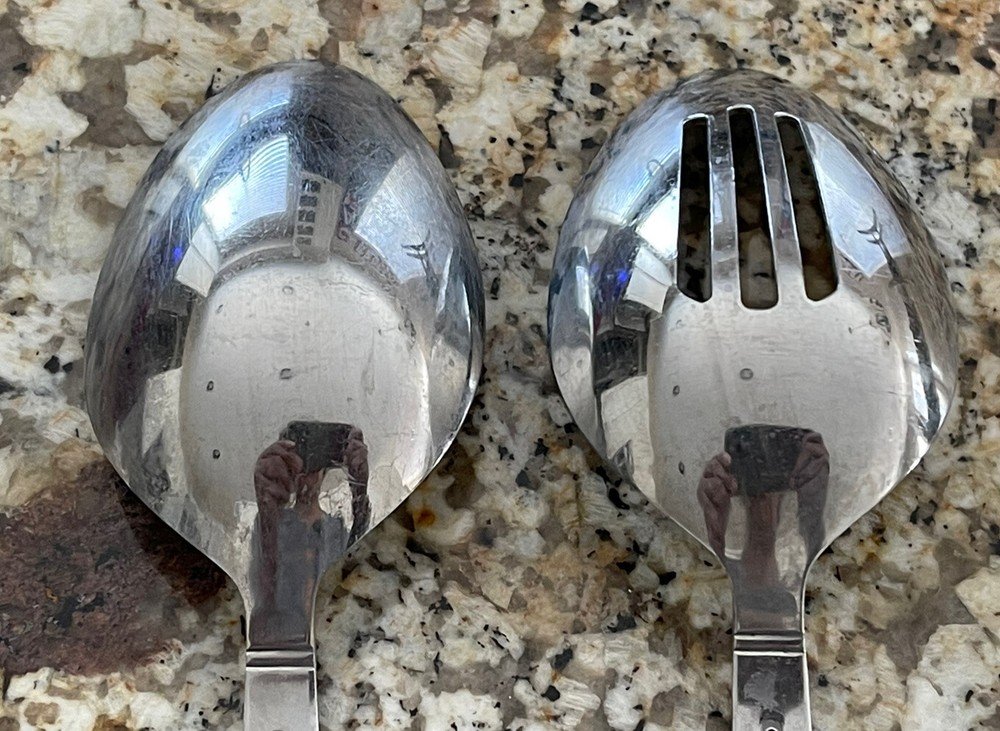 2 Reed & Barton 18/10 Stainless Serving Spoon