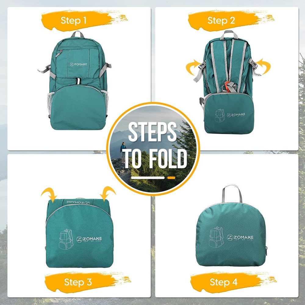 Lightweight Packable Backpack 35L, Light Foldable Backpacks Water Resistant C...