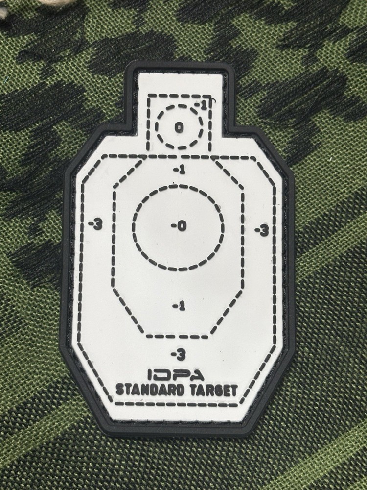 PvC 3D: Silhouette Target… Morale Tactical Hook And Loop Patch High Quality 3d
