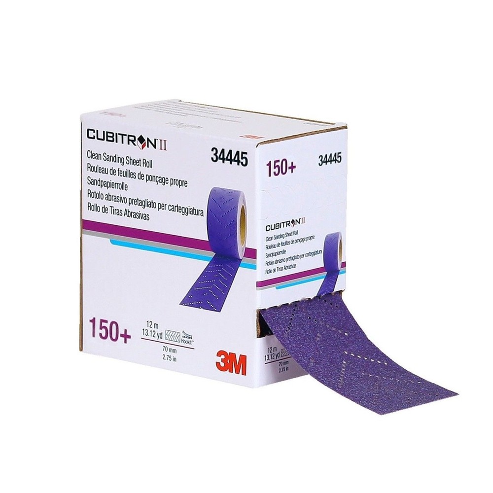 3M 34445 Cubitron Hookit Clean Sanding Sheet Rolls 737U