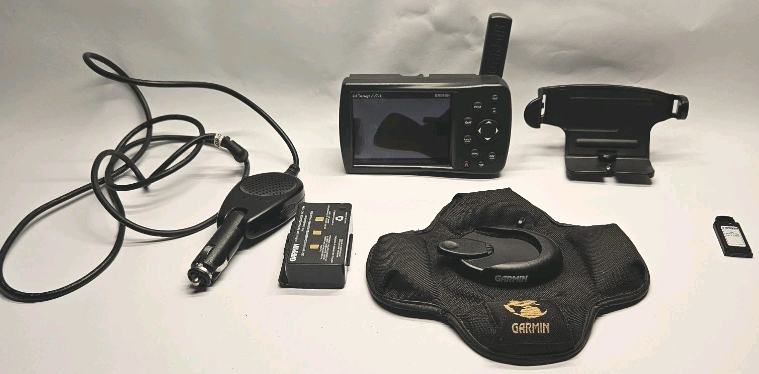 GARMIN GPSMAP 276C PORTABLE COLOR GPS CHARTPLOTTER (Needs New Battery)
