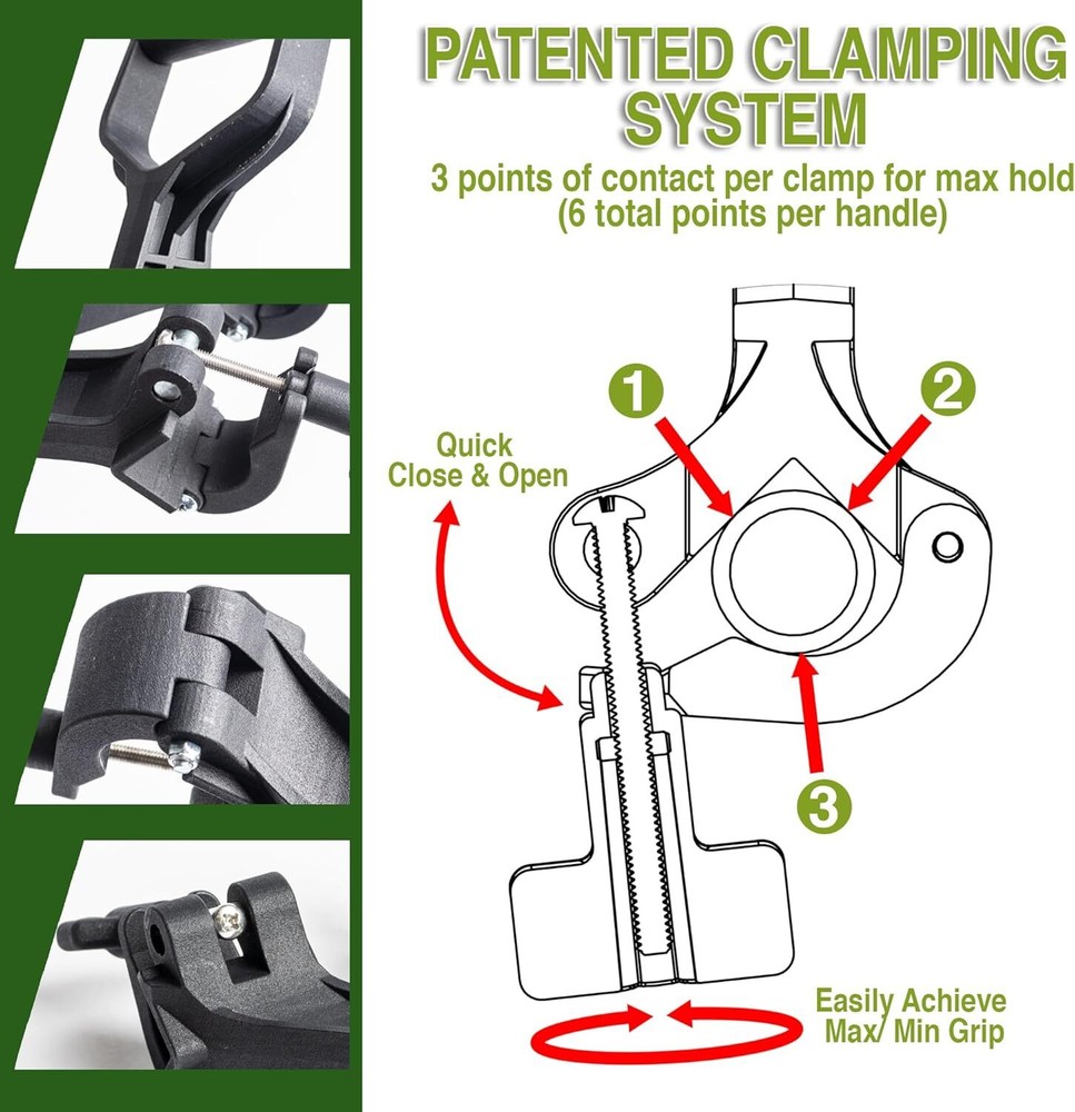 2-Pack Reach Right Back Saving Attachment,Converts Tool Into Ergonomic Yard Tool