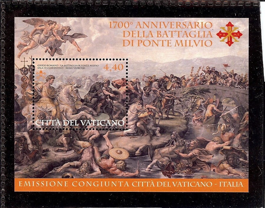 (BL38) Vatican 2012 Ponte Milvio minisheet MNH