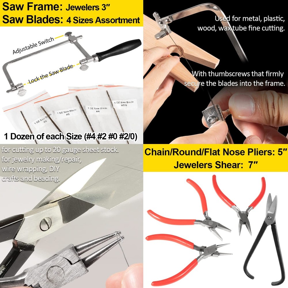 Apprentice Beginners Metalsmith Jewelry Making Tool Metalsmithing Tools Kit