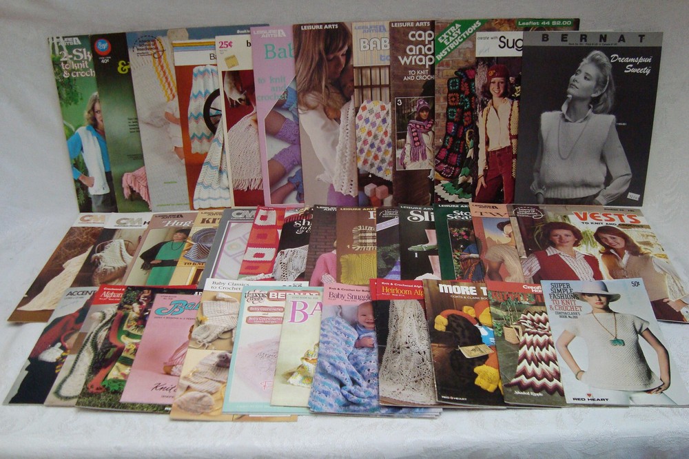 Various Crochet & Knit Patterns ~ Choose From List ~ CKP#1