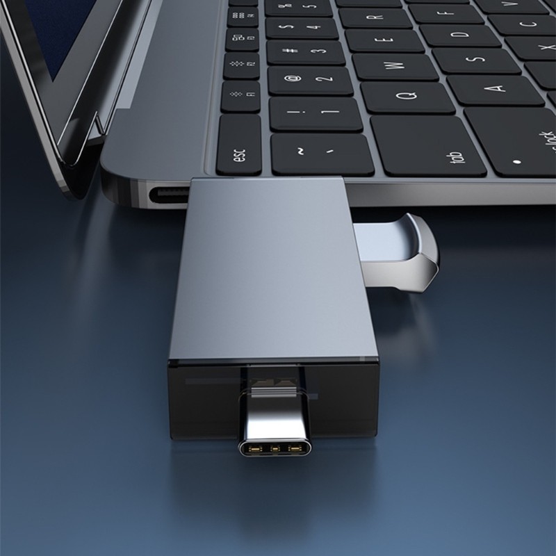 Multiple Interfaces USB3.0 Card Reader SDTF Slot Adapter Metal Design Universal