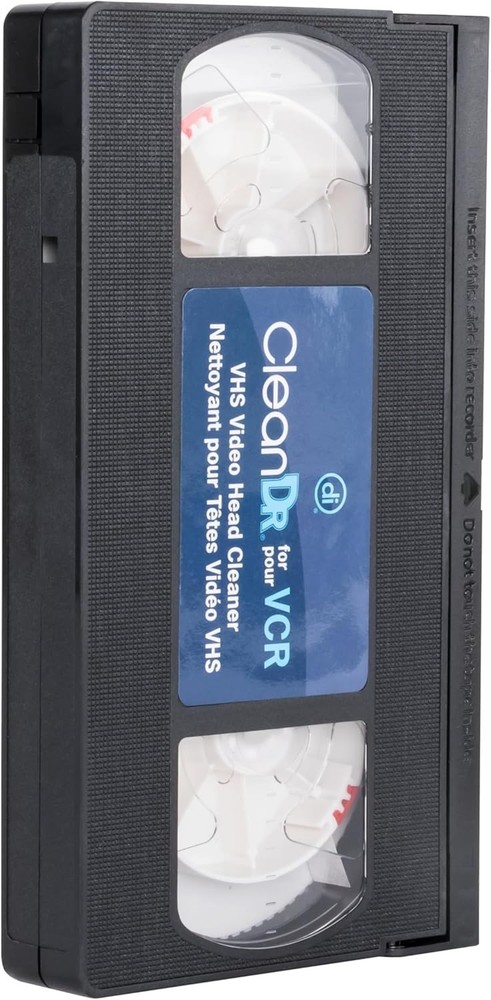 CleanDr VHS Video Head Cleaner - No Fluid Required, Quick & Easy Dry System