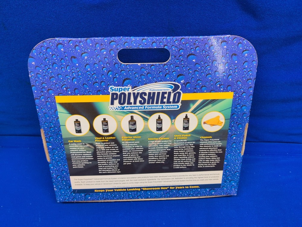 Super Polyshield Advanced Formula Car Detailing System Complete Kit New In Box