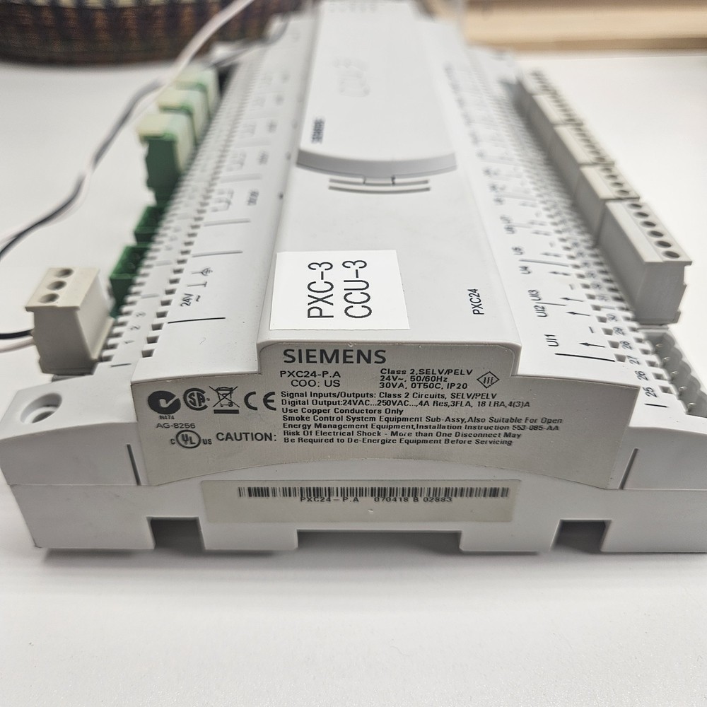 Siemens PXC24-P.A APOGEE Automation Controller HVAC BAS Panel Used