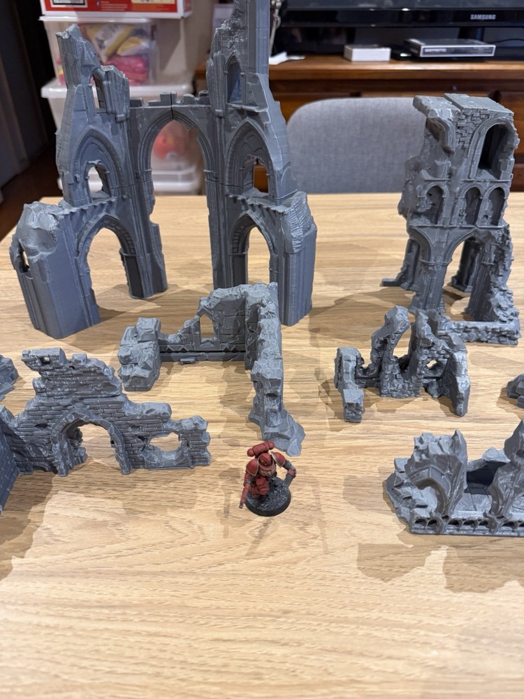 Gothic Ruins Terrain - Ruined Scatter Terrain Pack