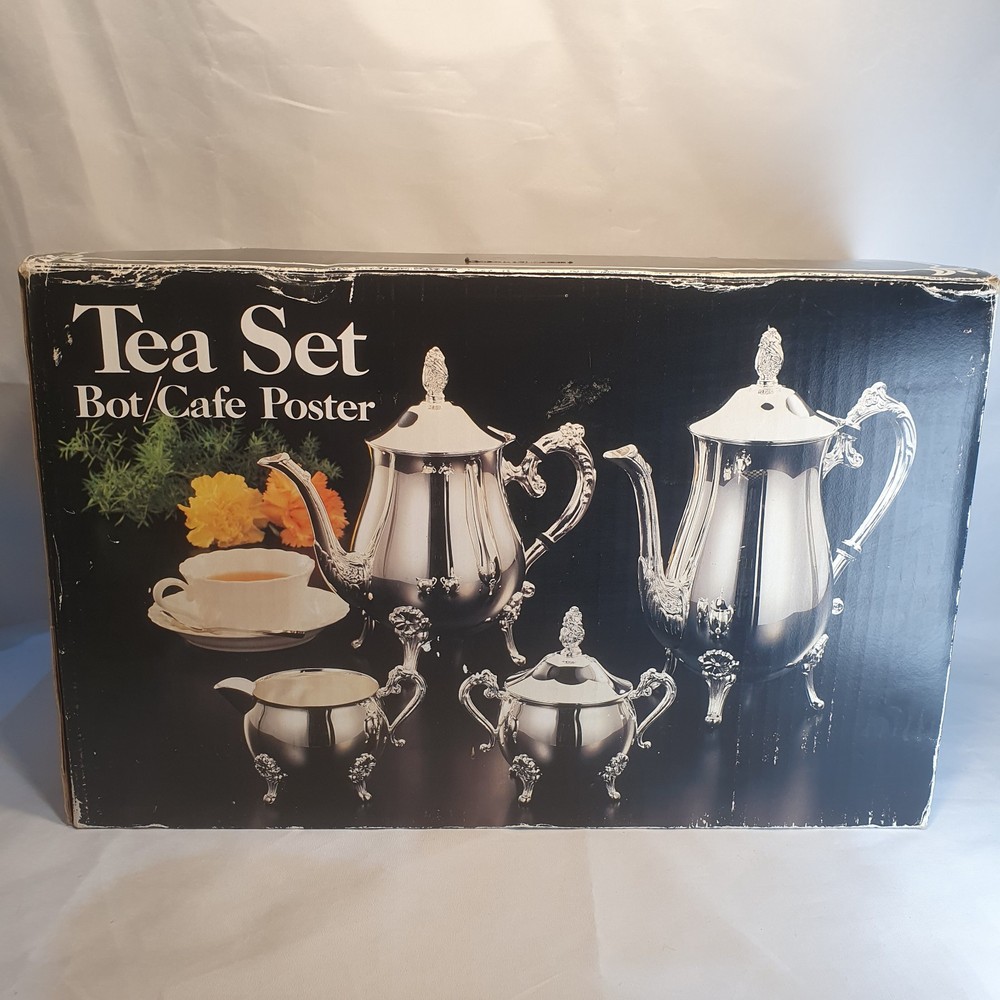 Vintage Silver Plated 4 psc Coffee/Tea Set (61)