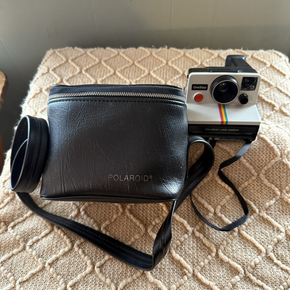 Original Polaroid Rainbow Land Camera W/ Original Carry Case